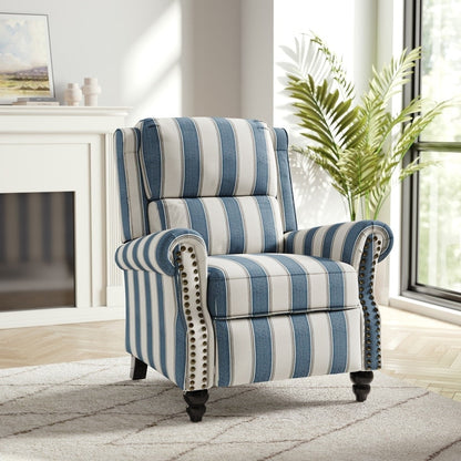 Poltrona reclinabile moderna con seduta imbottita e pelle PU