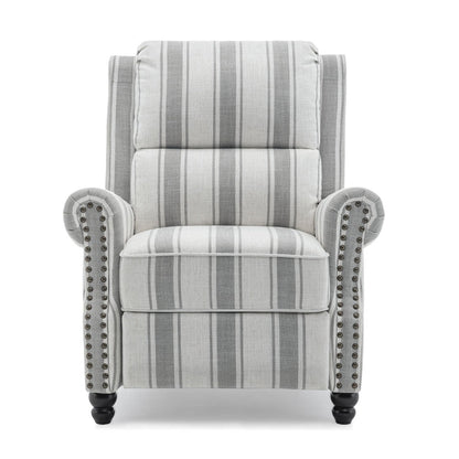 Poltrona reclinabile moderna con seduta imbottita e pelle PU