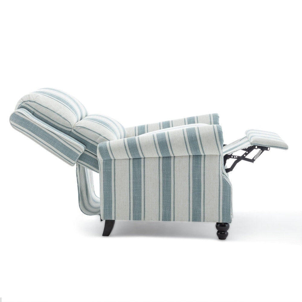 Poltrona reclinabile moderna con seduta imbottita e pelle PU