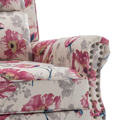 Poltrona reclinabile moderna con seduta imbottita e pelle PU