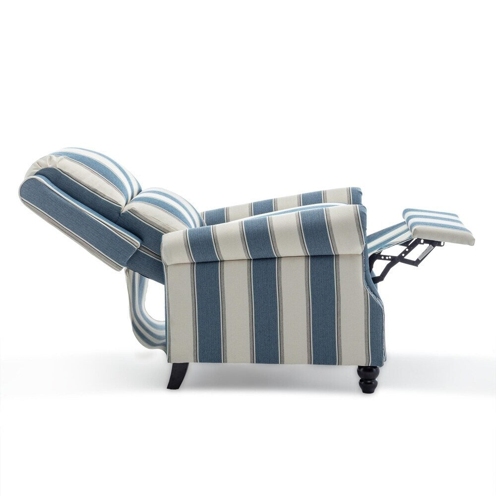 Poltrona reclinabile moderna con seduta imbottita e pelle PU