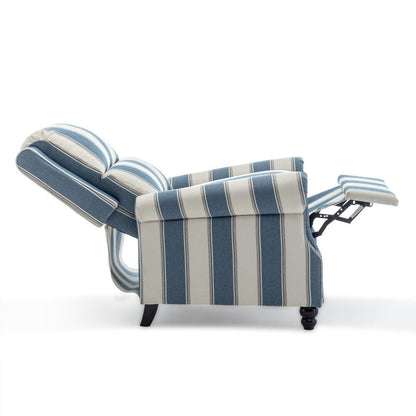 Poltrona reclinabile moderna con seduta imbottita e pelle PU