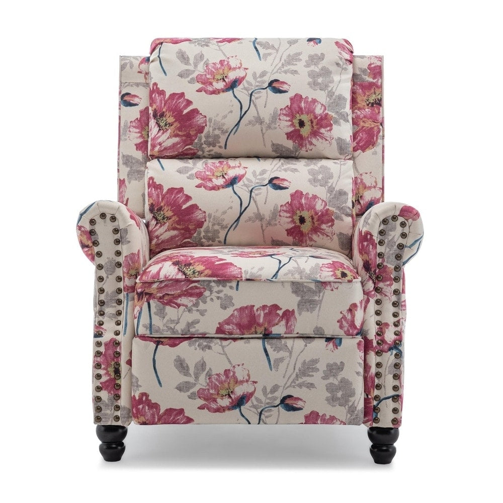 Poltrona reclinabile moderna con seduta imbottita e pelle PU