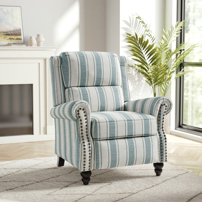 Poltrona reclinabile moderna con seduta imbottita e pelle PU