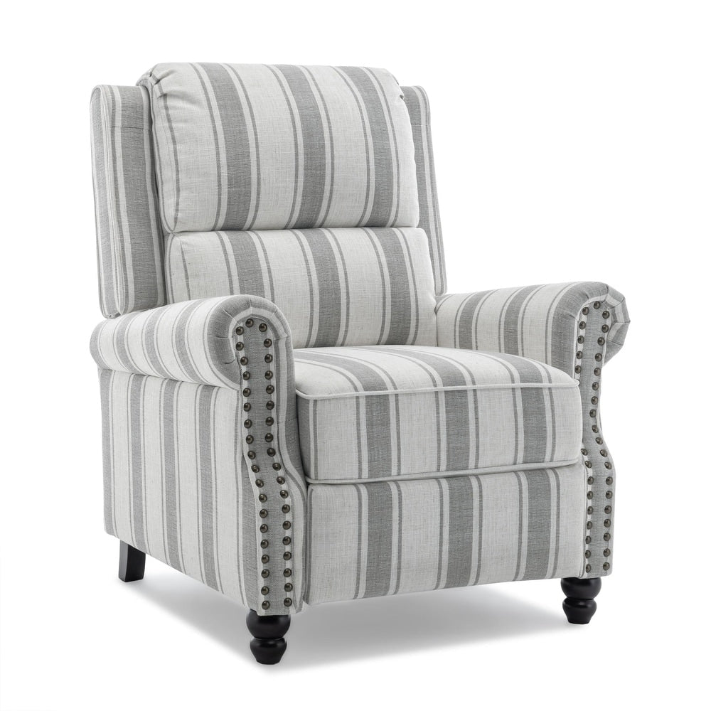 Poltrona reclinabile moderna con seduta imbottita e pelle PU