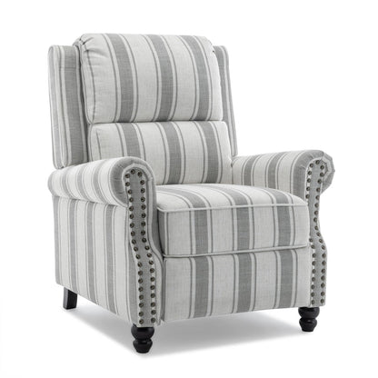 Poltrona reclinabile moderna con seduta imbottita e pelle PU