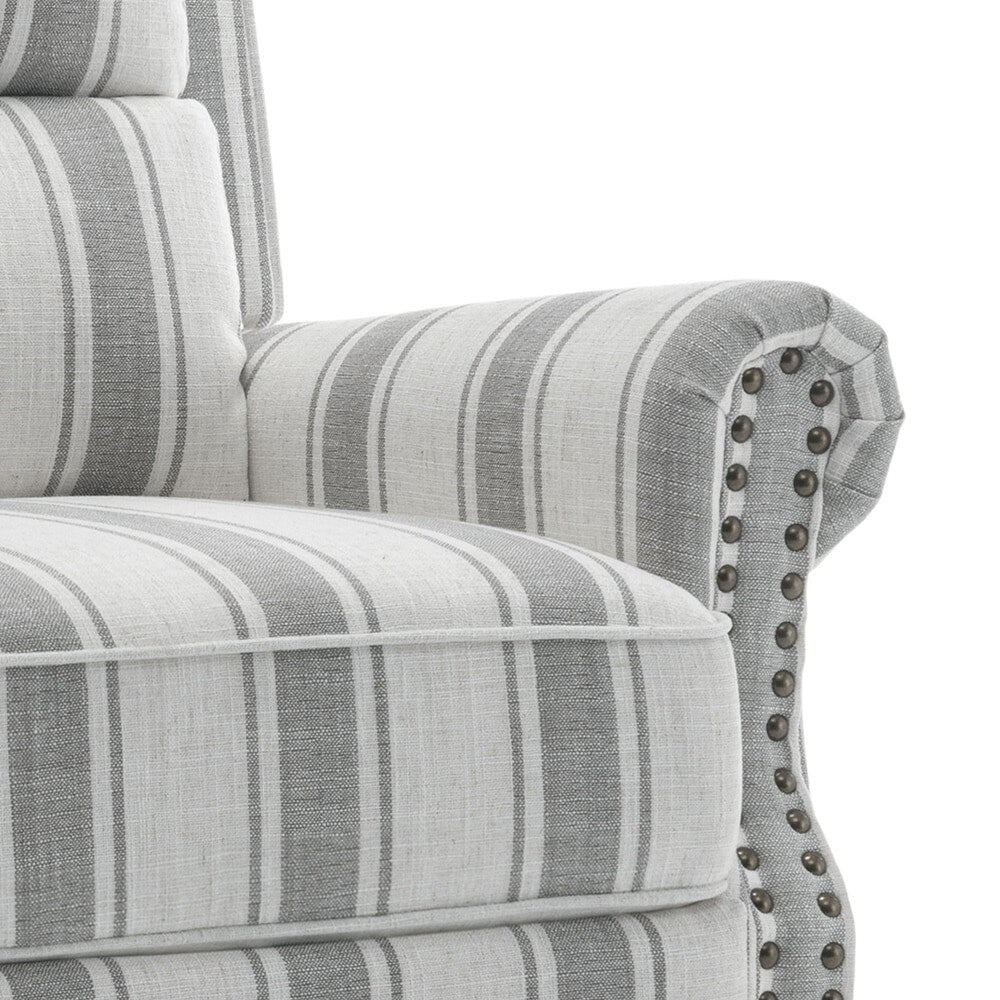 Poltrona reclinabile moderna con seduta imbottita e pelle PU