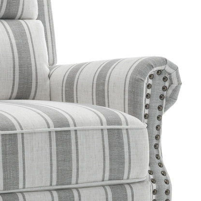 Poltrona reclinabile moderna con seduta imbottita e pelle PU