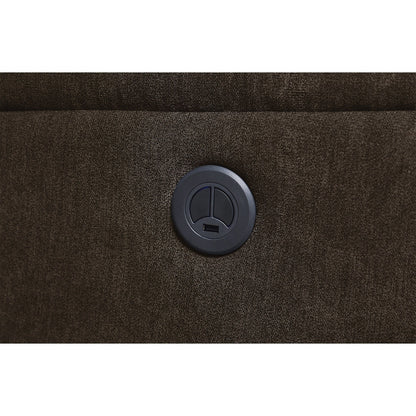 Poltrona reclinabile elettrica moderna con porta USB, supporto completo per testa e lombare, tessuto facile da pulire