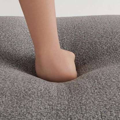 Divano componibile moderno di lusso in velluto a 4 posti con pouf e cuscini rimovibili per soggiorno e appartamento