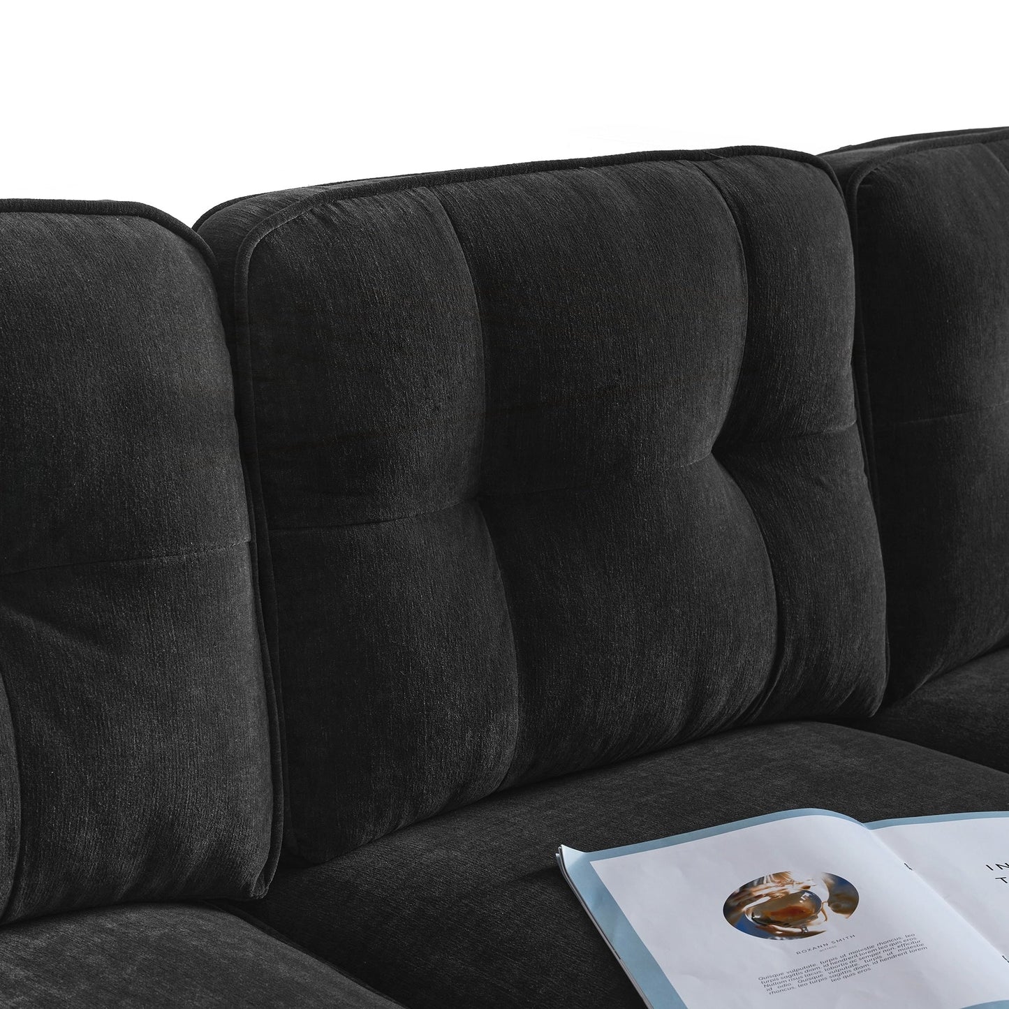 Divani componibili moderni, divani in velluto a L