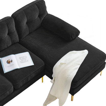 Divani componibili moderni, divani in velluto a L