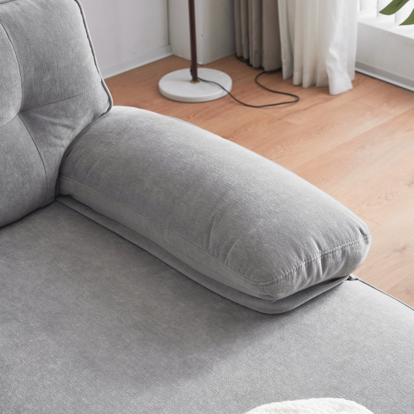 Divani componibili moderni, divani in velluto a L