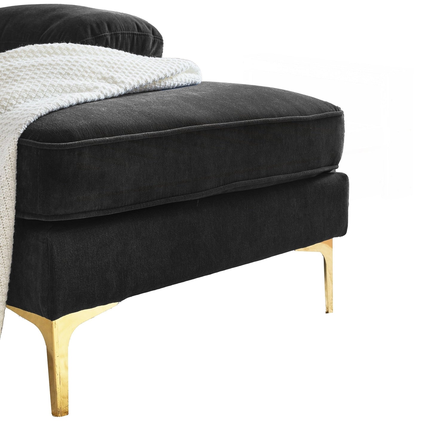 Divani componibili moderni, divani in velluto a L