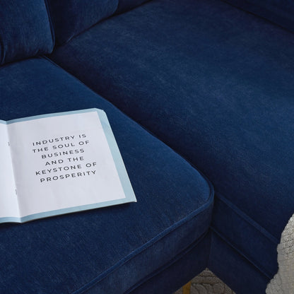 Divani componibili moderni, divani in velluto a L