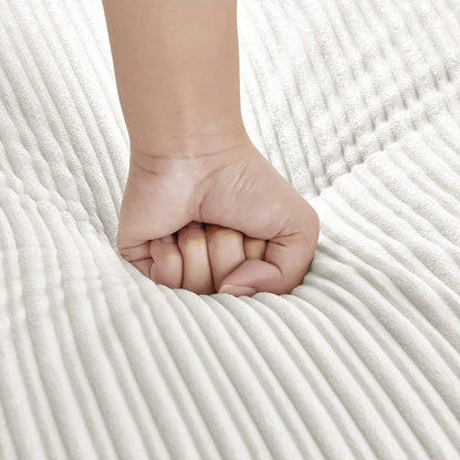 Divano singolo moderno con pouf mobile, spazio nascosto, porte USB, portabicchieri e porta telefono per il soggiorno