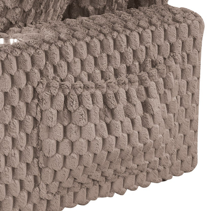 Divano letto moderno e morbido per interni con chaise longue e cuscini