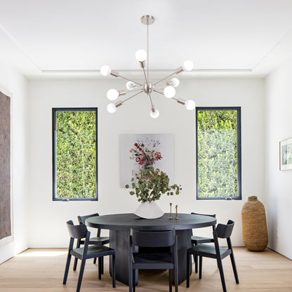 Lampadario moderno Sputnik a 10 luci, plafoniera regolabile per cucina, sala da pranzo, soggiorno, camera da letto - N/D