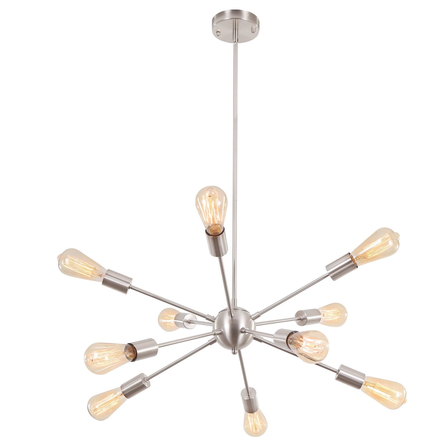 Lampadario moderno Sputnik a 10 luci, plafoniera regolabile per cucina, sala da pranzo, soggiorno, camera da letto - N/D