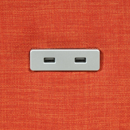 Divano a 3 posti in stile moderno, imbottito in tessuto di lino