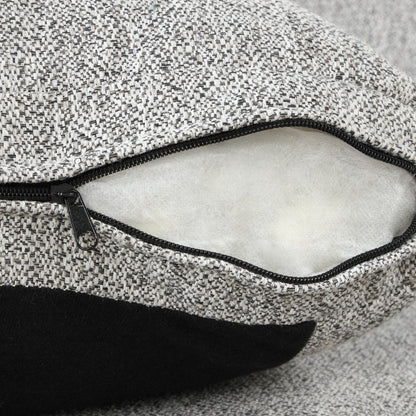 Divano a 3 posti in stile moderno, imbottito in tessuto di lino