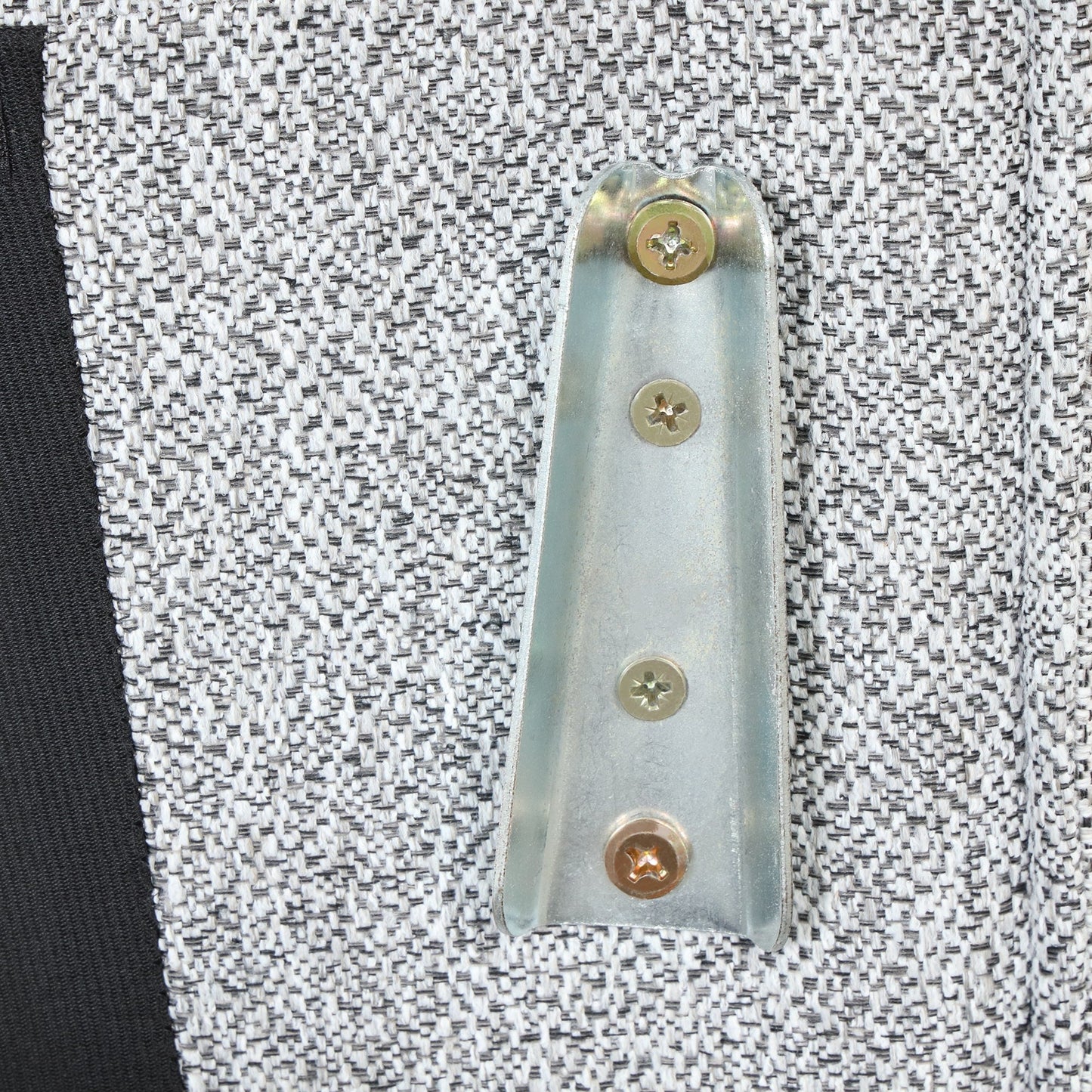 Divano a 3 posti in stile moderno, imbottito in tessuto di lino