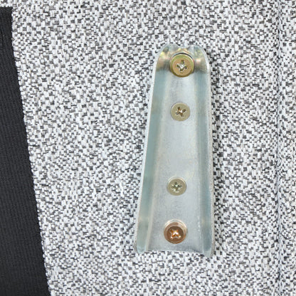 Divano a 3 posti in stile moderno, imbottito in tessuto di lino