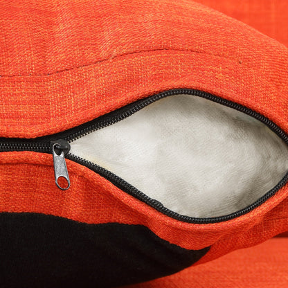 Divano a 3 posti in stile moderno, imbottito in tessuto di lino