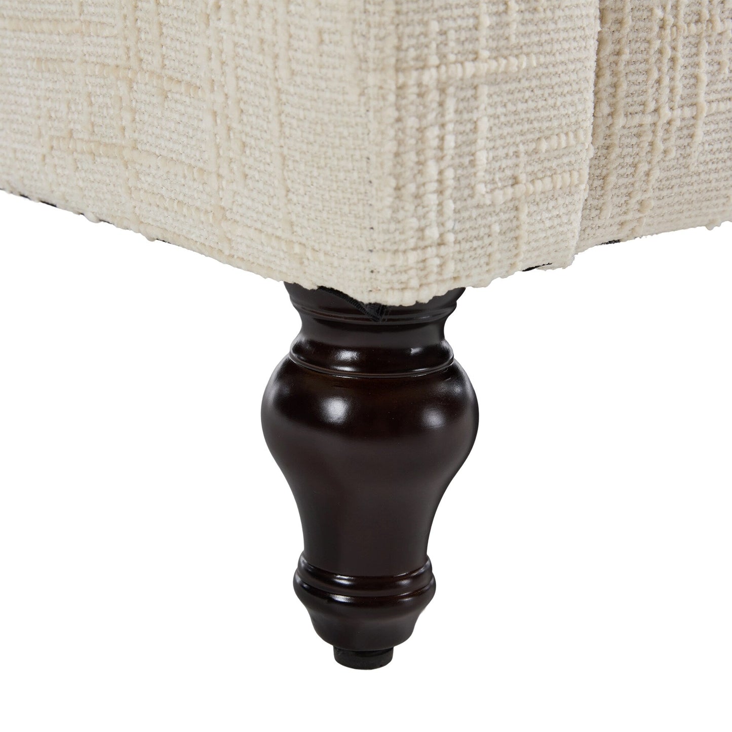 Divano moderno a 2 posti in ciniglia con gambe in legno, luce a LED, porta di ricarica USB e borsa portaoggetti, per soggiorno, camera da letto, studio