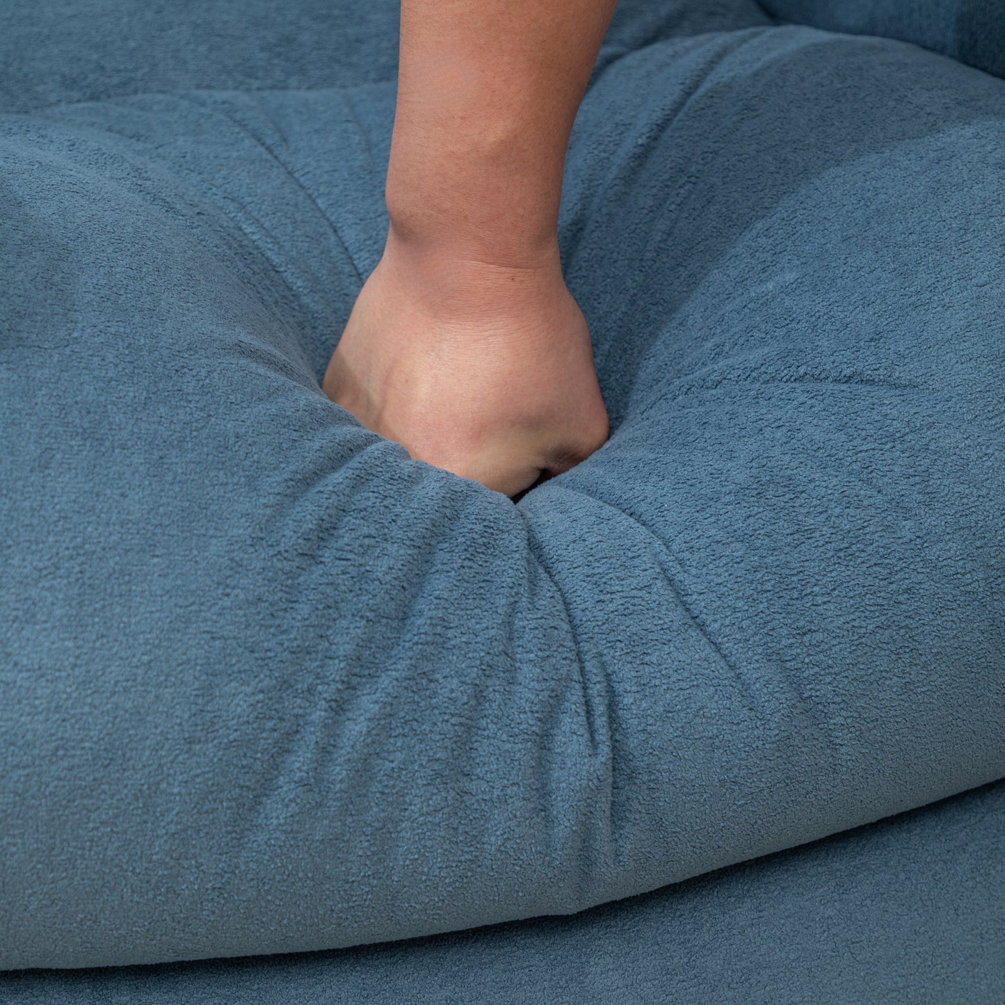 Divano moderno girevole reclinabile manuale per home theatre, regolabile, singolo, con poggiapiedi e tasca laterale