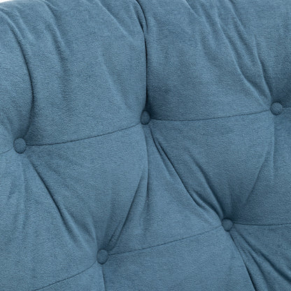 Divano moderno girevole reclinabile manuale per home theatre, regolabile, singolo, con poggiapiedi e tasca laterale