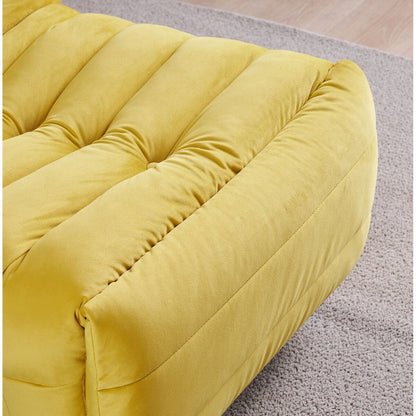 Poltrona reclinabile girevole moderna con tasca laterale, poltrona imbottita casual