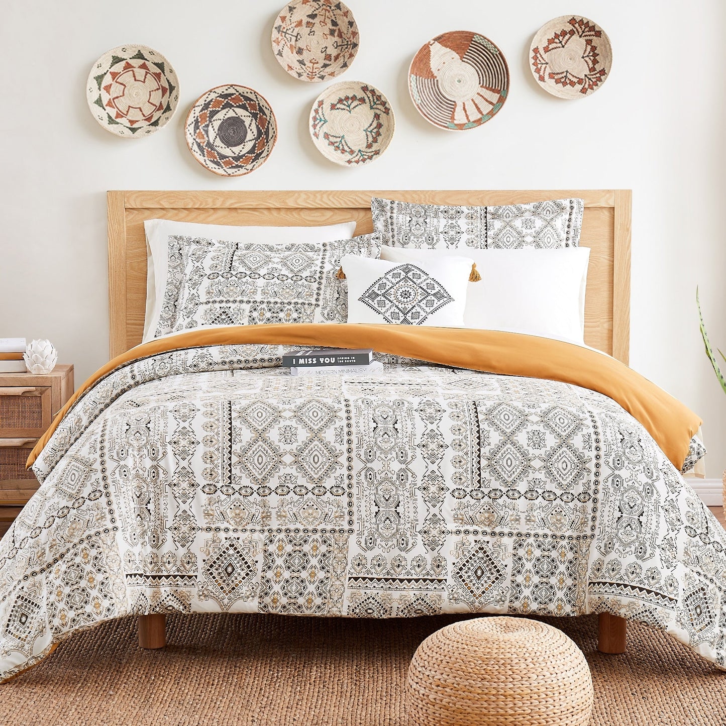 Modern Threads Tibet - Completo letto stampato da 8 pezzi