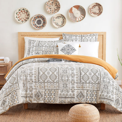Modern Threads Tibet - Completo letto stampato da 8 pezzi