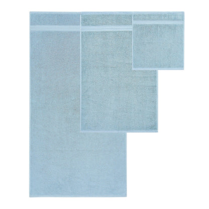 Set di 6 asciugamani jacquard tinti in filo Modern Threads Trefoil Filigree