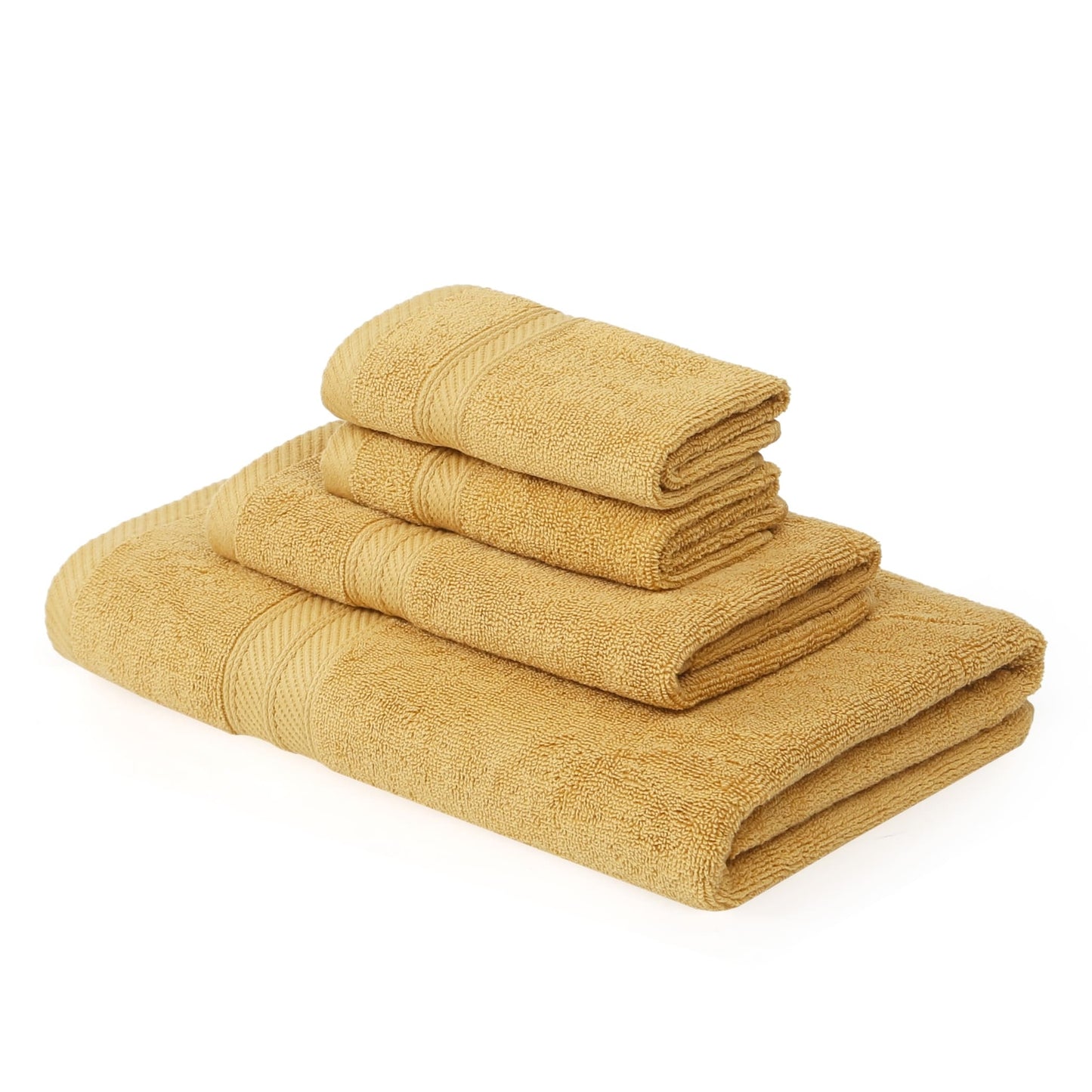 Set di 6 asciugamani jacquard tinti in filo Modern Threads Trefoil Filigree