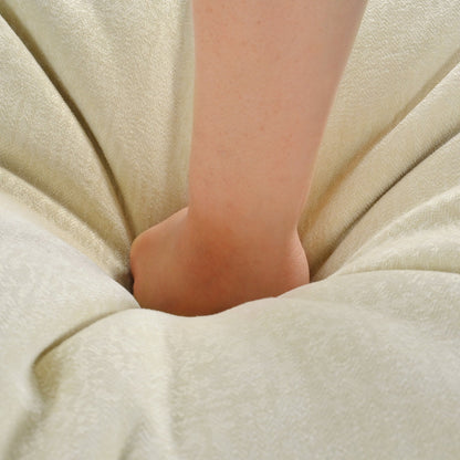 Divano componibile moderno a forma di U in ciniglia, divano componibile a 6 posti con schienale trapuntato e cuscini regolabili sui braccioli.