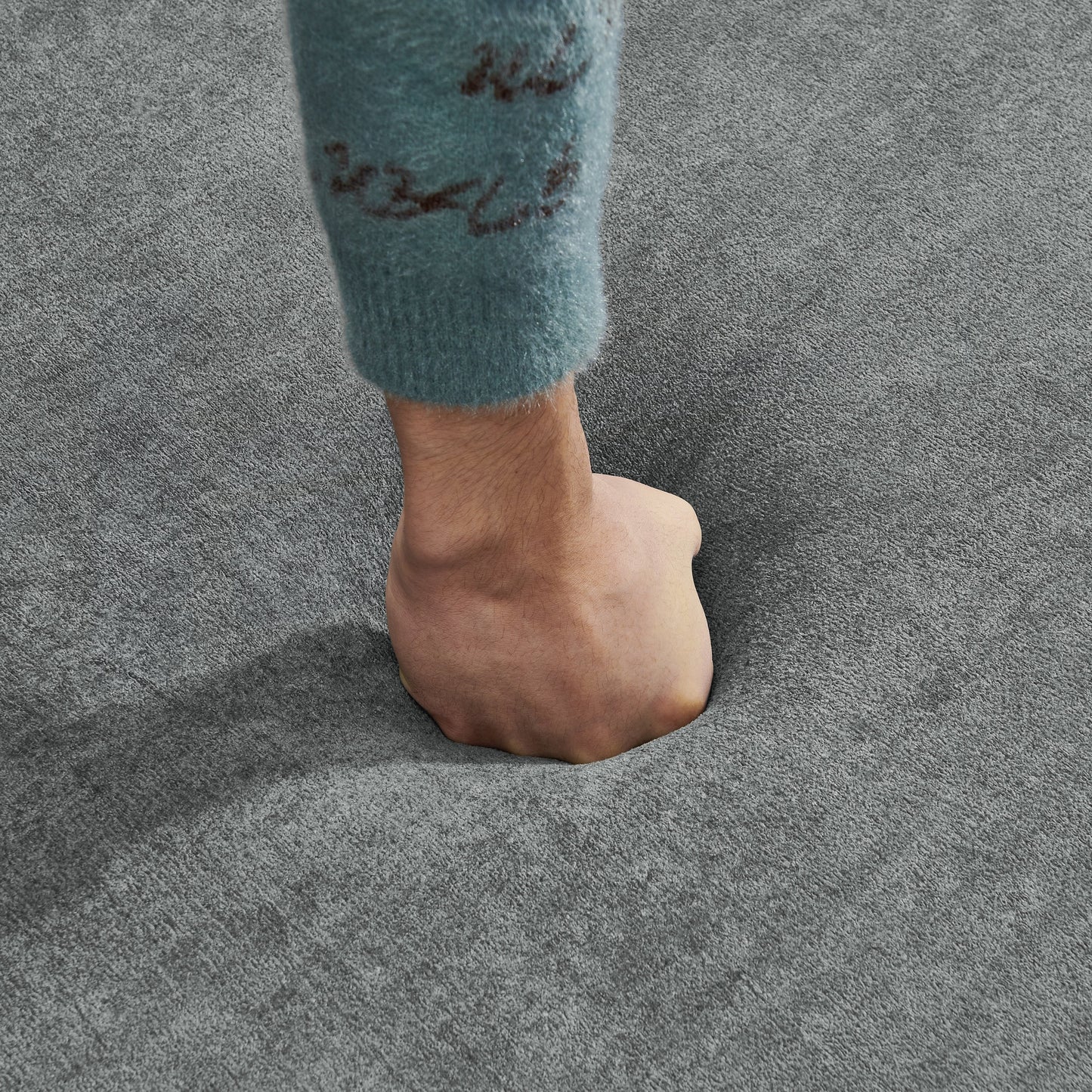 Divano componibile moderno imbottito a forma di L