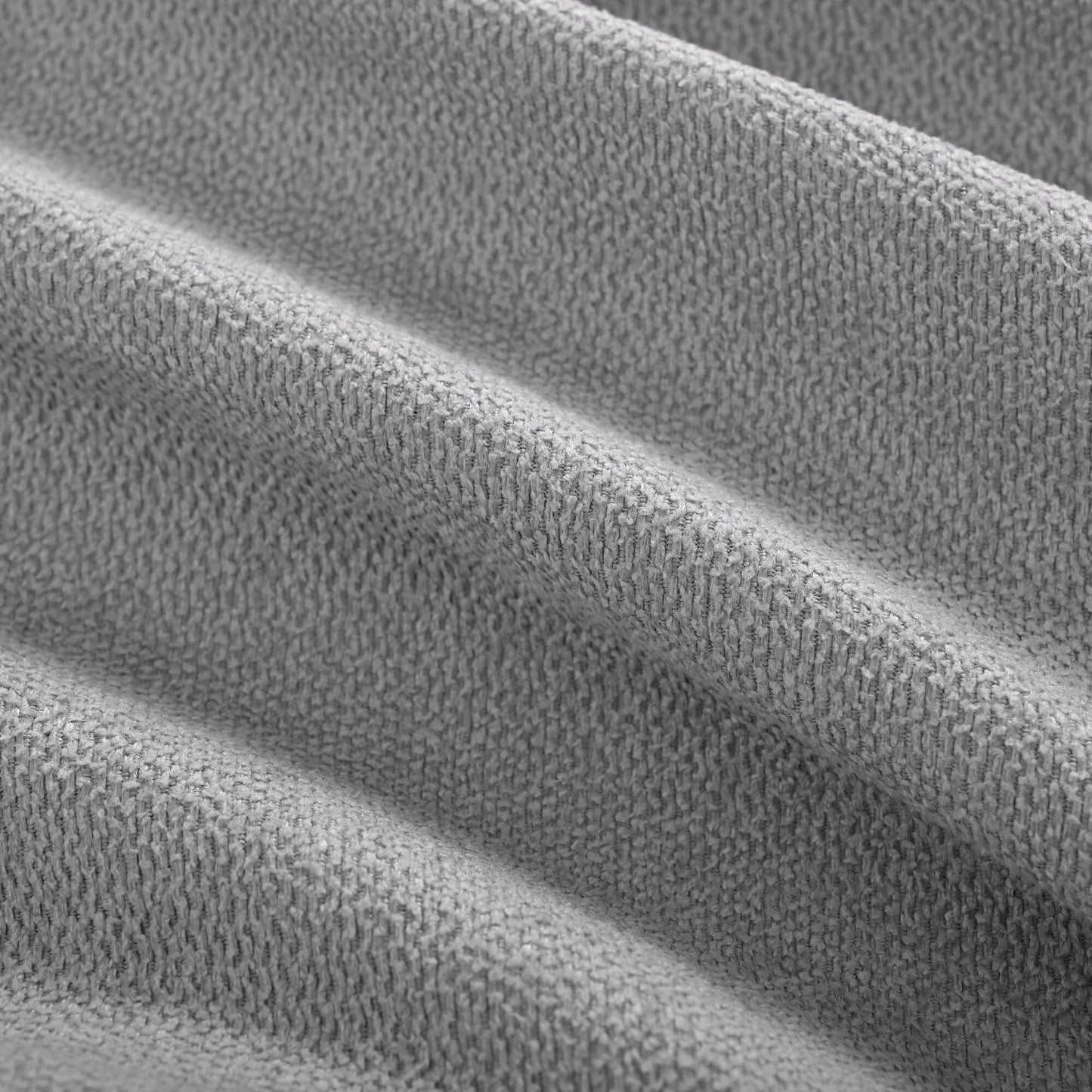 Divano componibile moderno imbottito a forma di L con poggiapiedi regolabile e chaise longue reversibile per soggiorno