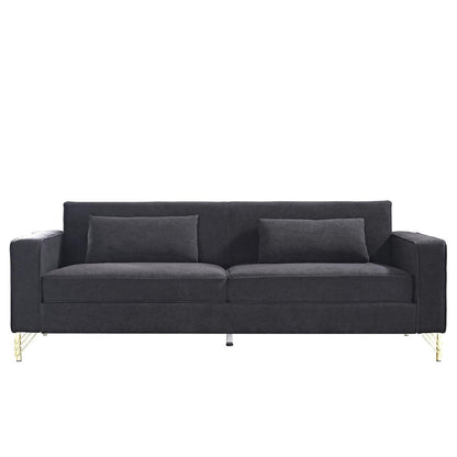 Divano moderno per soggiorno rivestito in velluto