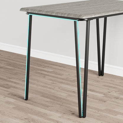 Set da pranzo moderno per cucina e sala da pranzo - 3 pezzi