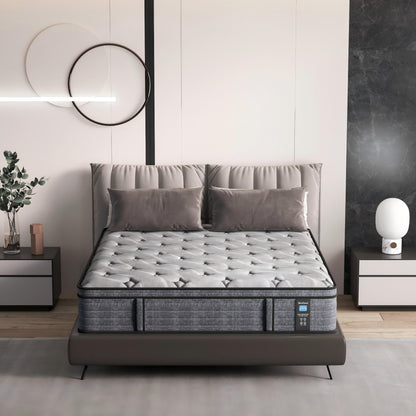 Materasso ibrido in memory foam Modland da 14'' Queen in una scatola - Sollievo dalla pressione e isolamento del movimento, CertiPUR-US per il sollievo dal mal di schiena