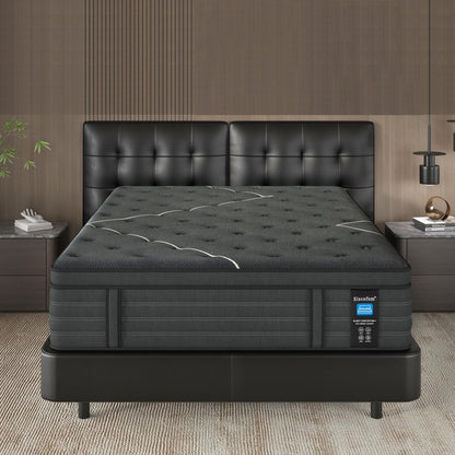 Materasso extra rigido Modland in gel rinfrescante da 14 pollici per alleviare il mal di schiena in una scatola, dimensioni Twin/Full/Queen/King