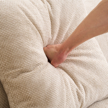 Divano componibile modulare a 3 posti Cloud con poltrona a L per soggiorno, camera da letto