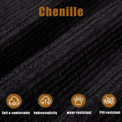 Divano componibile modulare a 5 pezzi, divano letto trasformabile con pouf e cuscini per soggiorno