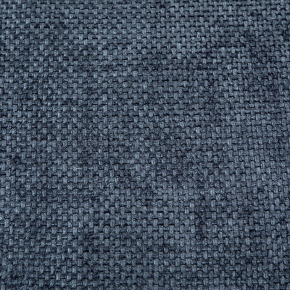 Divano componibile modulare Chenille Cloud con cuscini a doppio strato, contenitore laterale e cuscini coordinati per il soggiorno