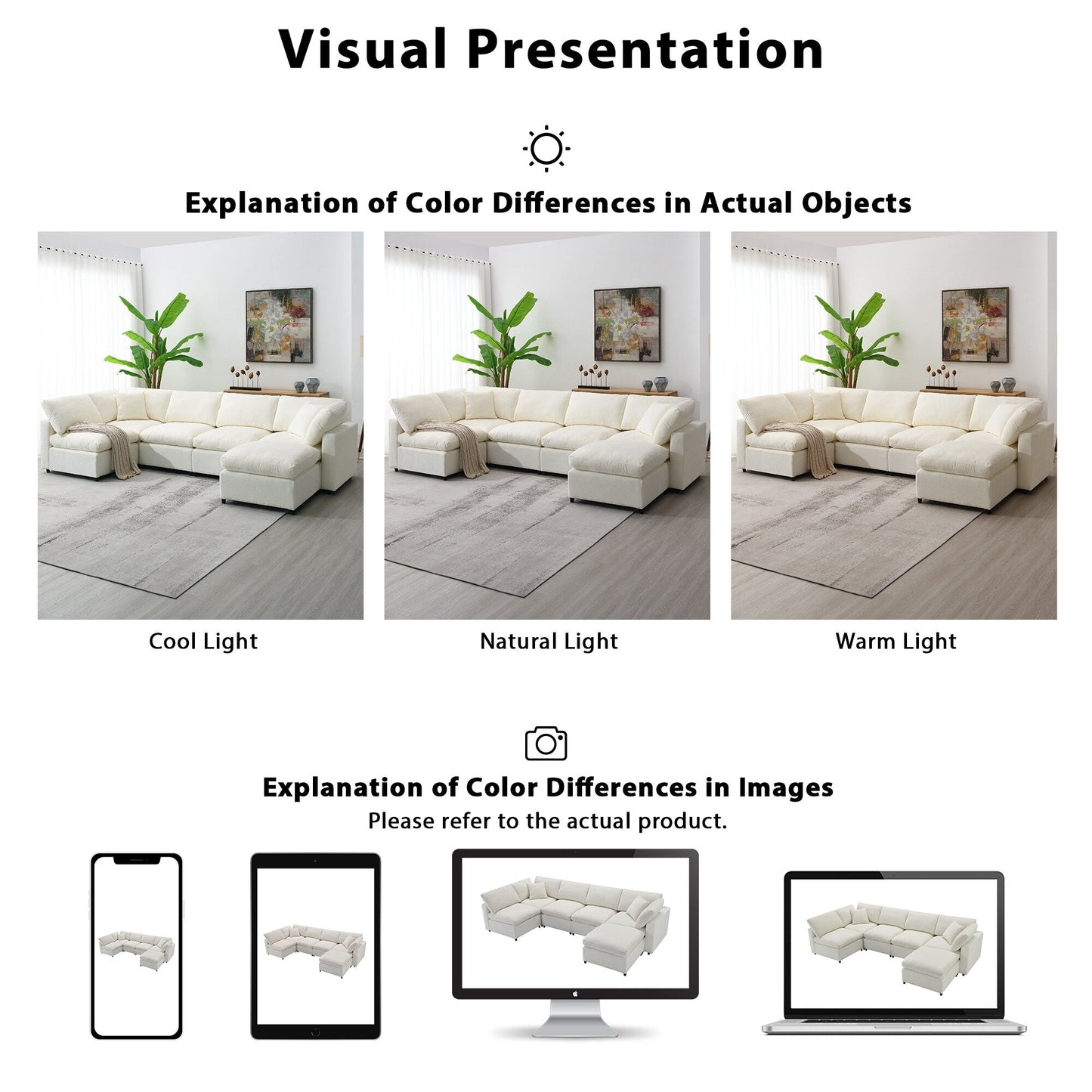 Divano letto modulare Cloud, set di divani componibili in ciniglia con pouf, combinazione libera, divano letto trasformabile a forma di U