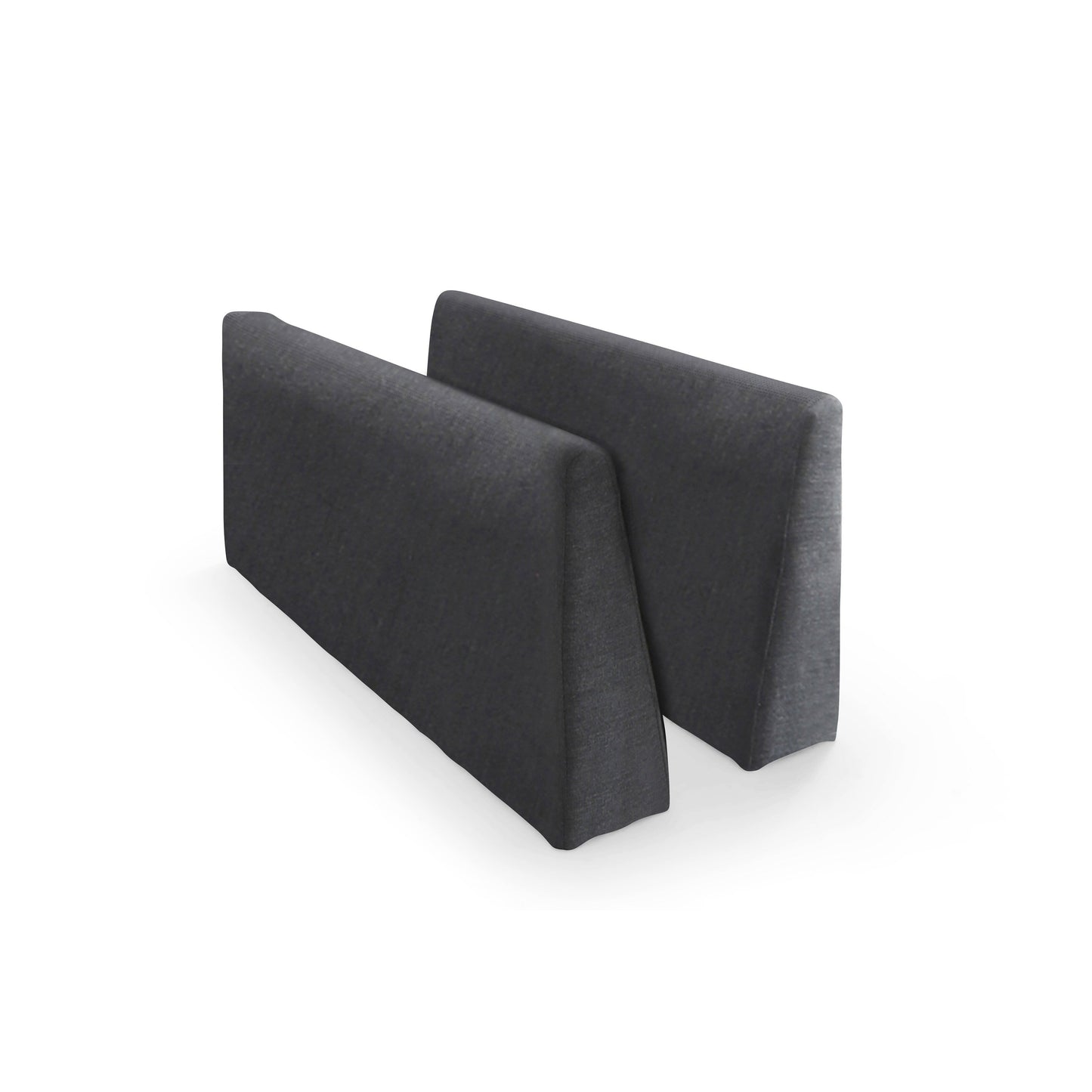 Divano componibile modulare a L in lino con pouf reversibile, morbidi cuscini in piuma d'anatra, perfetto per soggiorno o ufficio