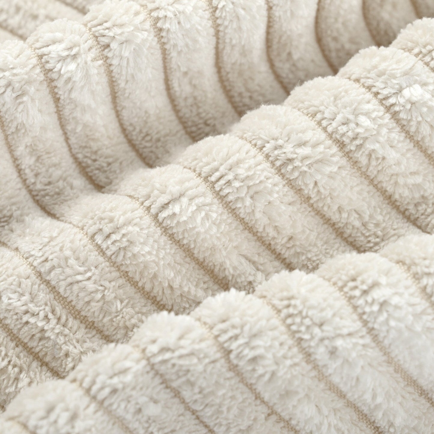 Divano componibile modulare a 6 posti in velluto a coste a forma di L con pouf e gambe in legno per soggiorno e ufficio