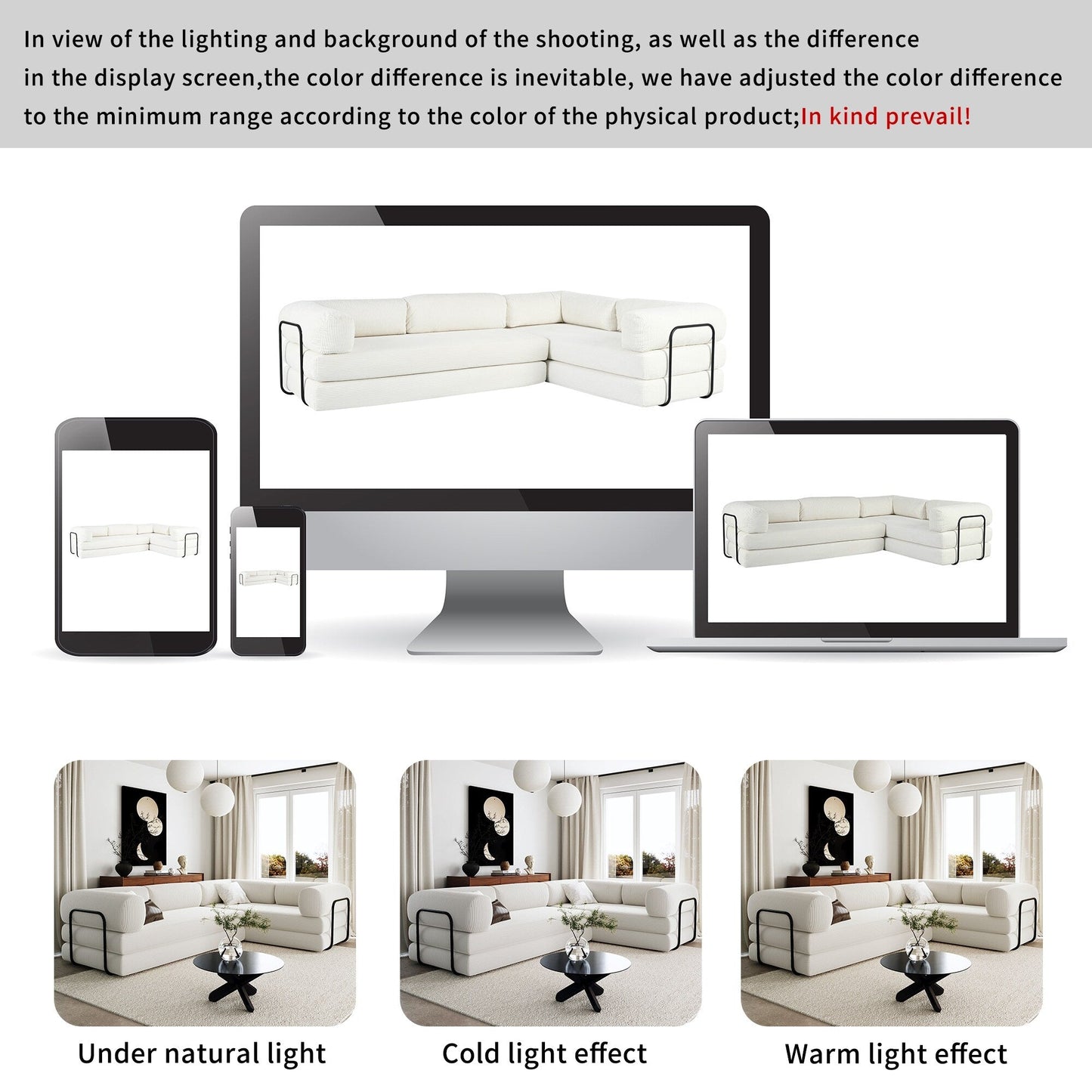 Divano letto componibile a 4 posti in velluto a coste a forma di L, con cuscini a cuneo, per soggiorno e appartamento